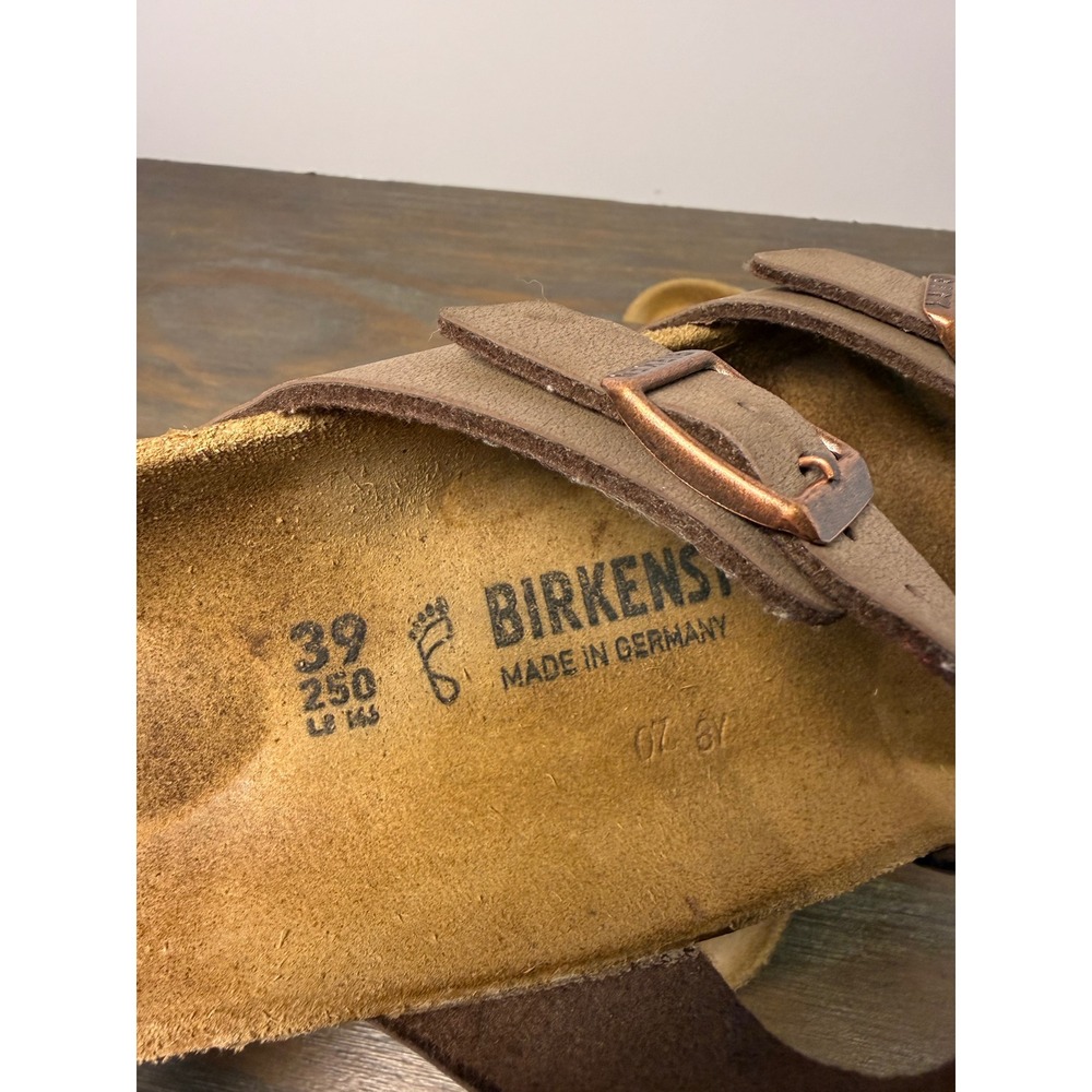 Birkenstock Mayari Mocha Brown Toe Loop Sandals EU 39 Women's 8-8.5 - Picture 10 of 10